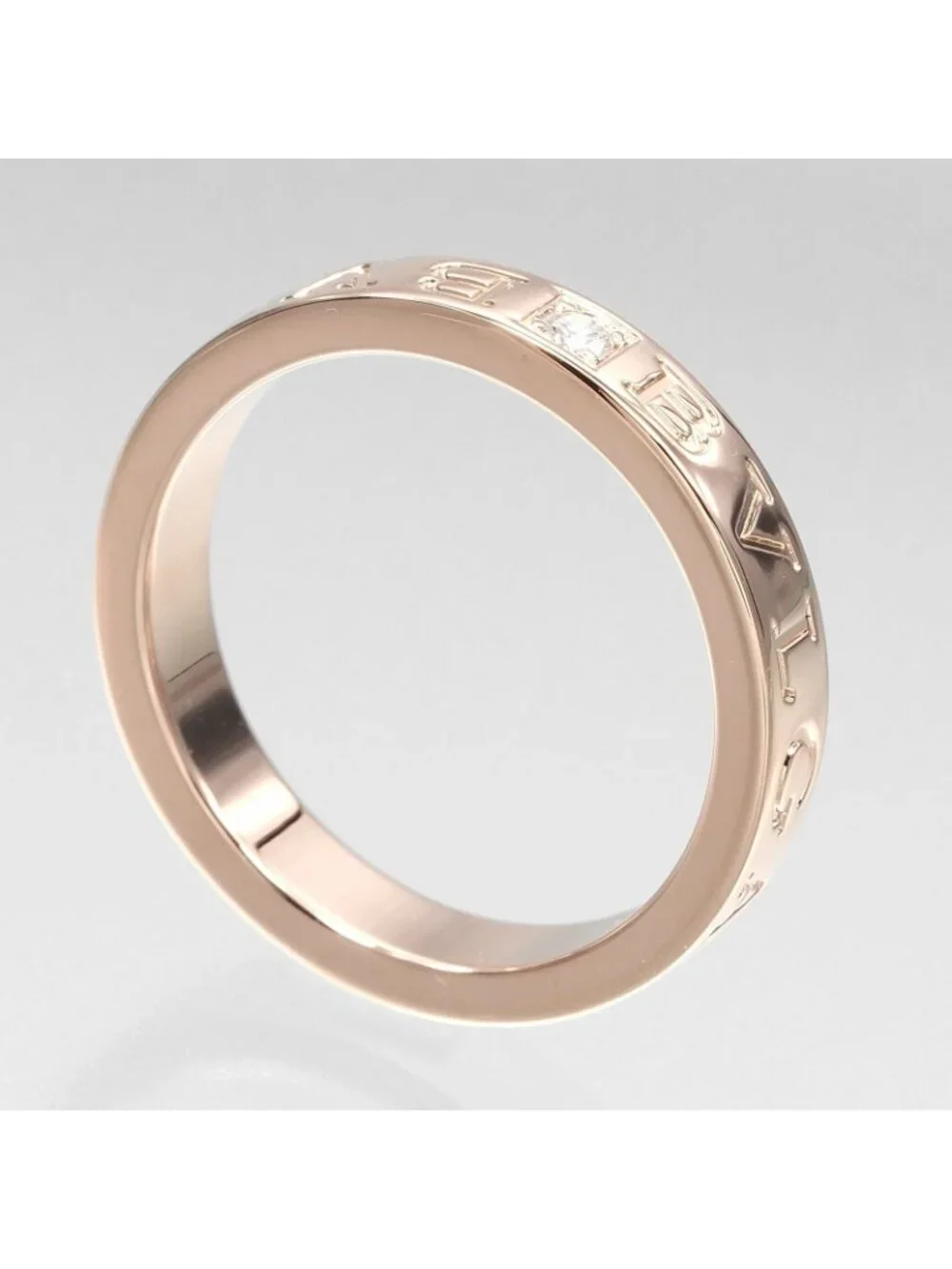 Bvlgari B.zero1 Essential XYZB.zero18K Pink Gold Diamond Ring